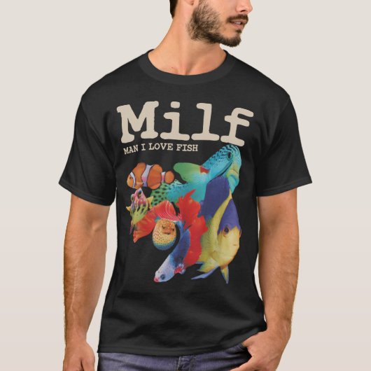 私は魚が大好き Tシャツ (正面)