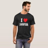 私は魚が大好き Tシャツ (正面フル)