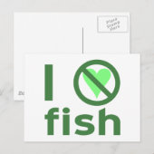 私は魚が嫌いだ ポストカード (正面/裏面)