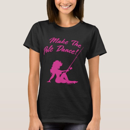 私は魚が欲しい、女性が怖い Tシャツ (正面)