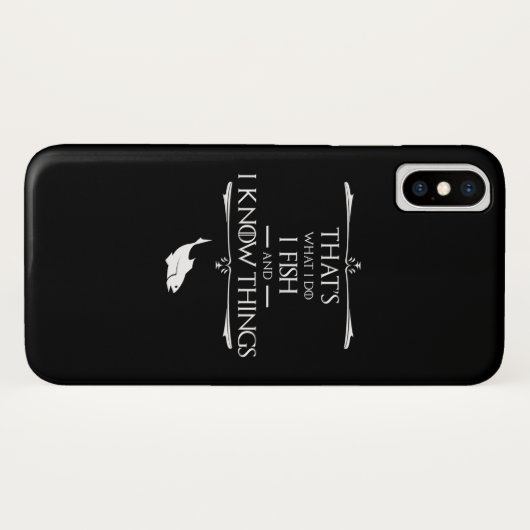 私は魚と物知りです Case-Mate iPhoneケース (裏面(横))