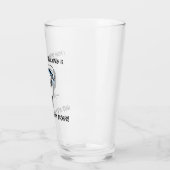 私は魚の姦淫は懸命... -魚釣りビール タンブラーグラス (左)