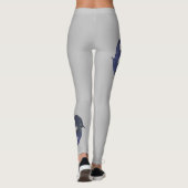 私は魚座の女だ。トレンディーピセス〔占星術の〕十二宮図サインレギー レギンス (裏面)