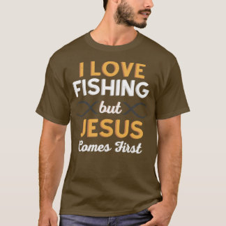 私は魚釣りが大好き来だ Tシャツ