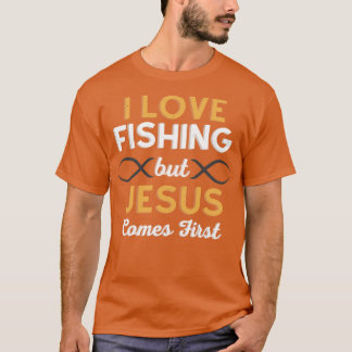 私は魚釣りが大好き来だ Tシャツ