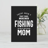 私は魚釣りが大好き。私はお母さんになるのが大好き サンキューカード (スタンド正面)