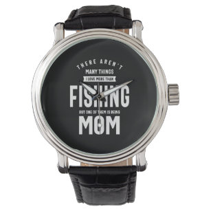 私は魚釣りが大好き。私はお母さんになるのが大好き 腕時計