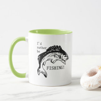 私は魚釣りのコーヒーマグ杯の漁師になりたい マグカップ