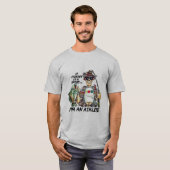 私は魚釣りアスリート Tシャツ (正面フル)