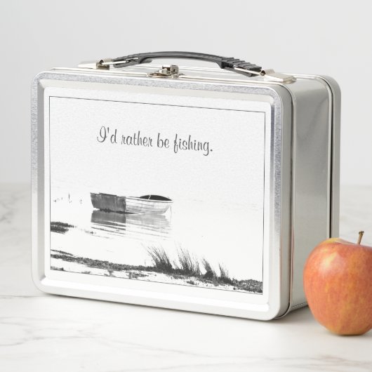 私は魚釣りボートの弁当箱になりたい メタルランチボックス (インサイチュ)