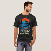 私は魚釣りレイクフィッシャーマンラグーンフィッシュに夢中 Tシャツ (正面フル)