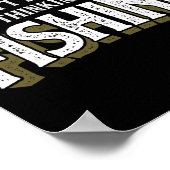 私は魚釣り考えるについておもしろい- Tower ポスター (角)