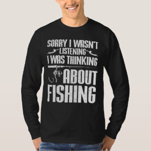 私は魚釣り考え魚釣り5について Tシャツ