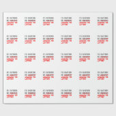 私は魚釣り...宝くじに当たること ラッピングペーパー (フラット)