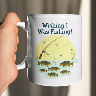 私は魚釣りSmallmouth Bass Lake Fishだった コーヒーマグカップ