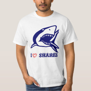 私は鮫を愛します Tシャツ