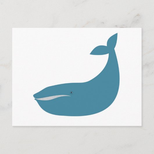 私は鯨が大好きだ ポストカード (正面)