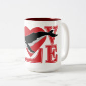 私は鯨が大好き ツートーンマグカップ (正面右)