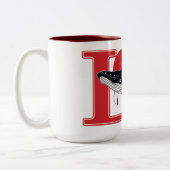 私は鯨が大好き ツートーンマグカップ (左)