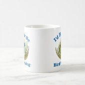 私は鳥の見張りをして欲しい コーヒーマグカップ (中央)