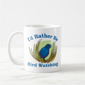 私は鳥の見張りをして欲しい コーヒーマグカップ (左)