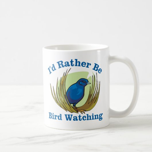 私は鳥の見張りをして欲しい コーヒーマグカップ (右)