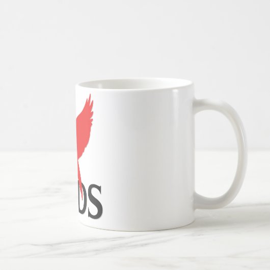 私は鳥を愛します コーヒーマグカップ (右)