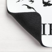 私は鳥を愛します マウスパッド (コーナー)