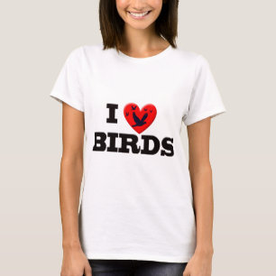 私は鳥を愛します Tシャツ