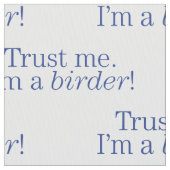 私は鳥類捕獲人です ファブリック (クローズアップ)