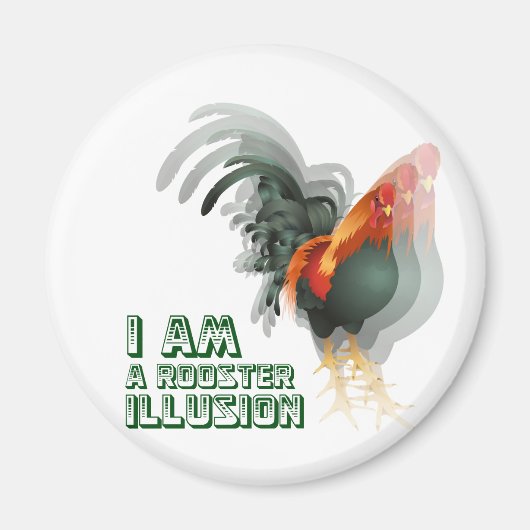 私は鶏の幻想だ マグネット (正面)