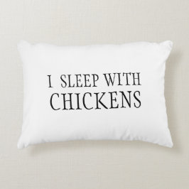 私は鶏の枕で寝る アクセントクッション