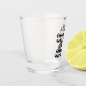 私は鹿に行く人々は狩りアウトドア ショットグラス (左)