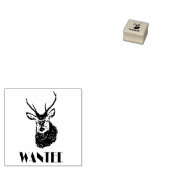 私は鹿狩り ラバースタンプ (押印)