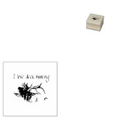 私は鹿狩り ラバースタンプ (押印)