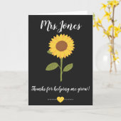 私は黄色救済いヒマワリが生える カード (黄色い花)