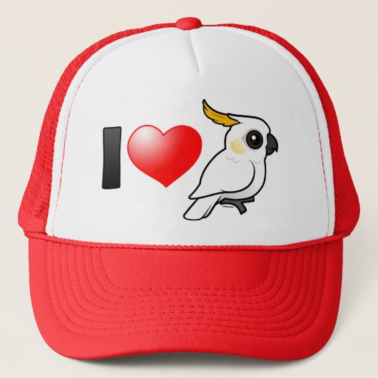 私は黄色頂点に達されたオウムを愛します() キャップ (正面)