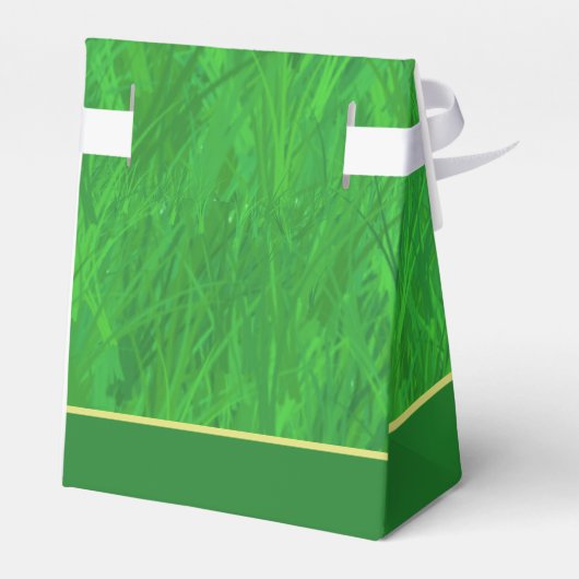 "私は黄金の卵"緑の草あなたのメッセージ フェイバーボックス (裏面サイド)