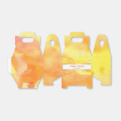 私は黄金の水の色の結婚贈り物用箱 フェイバーボックス (折り畳みなし)