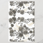 私は黒いバラブライダルシャワーゲームカード チラシ (裏面)