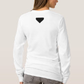 私は黒いワイシャツのお気に入りのな叔母さんです Tシャツ (裏面)