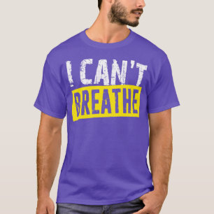 私は黒い人生の物質表現を呼吸できない Tシャツ
