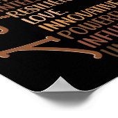 私は黒い女性の教育メラニン黒の歴史モ ポスター (角)