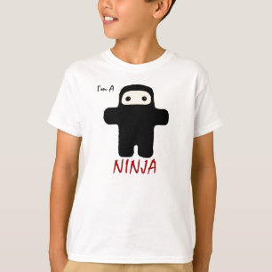 私は黒い子供の忍者です Tシャツ