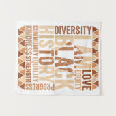 私は黒い歴史だ タペストリー (正面(横))