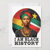 私は黒い歴史だ 招待状 (正面)