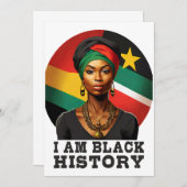 私は黒い歴史だ 招待状 (正面/裏面)