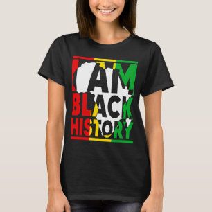私は黒い歴史の月アフリカ系アメリカ人ブラックミー Tシャツ