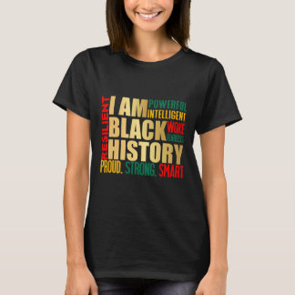 私は黒い歴史の月アメリカのアフリカのプライドCe Tシャツ