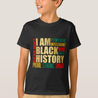 私は黒い歴史の月アメリカのアフリカのプライドCe Tシャツ